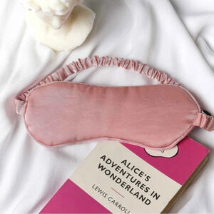 Beginning Boutique Adeline Satin Pink Eye Sleep Mask Barbiecore